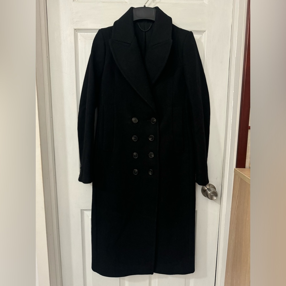 All Saint Double Breasted Blair Long Coat